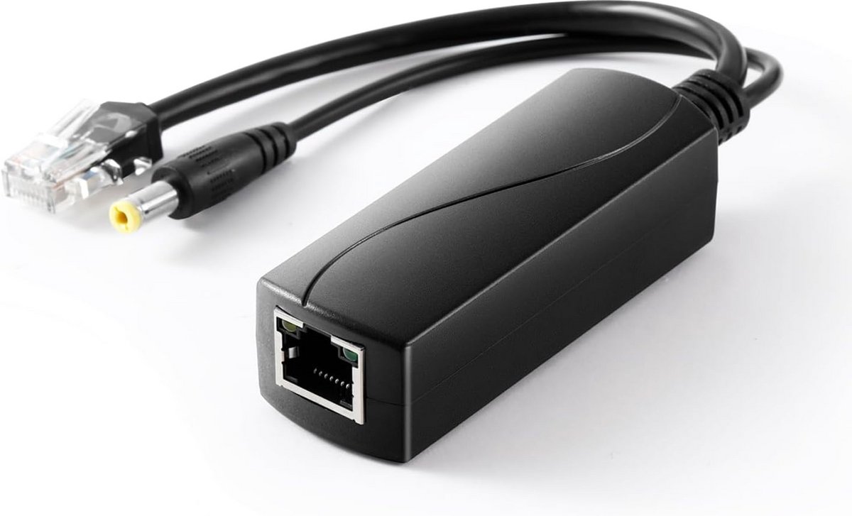 2.5G PoE Splitter 48V naar 12V DC 1A voor IP Camera en Smart Home