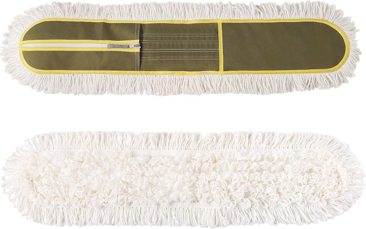 Microfiber Mop Pads voor 36" Industrie Stof Mop - 2 Stuks Groen