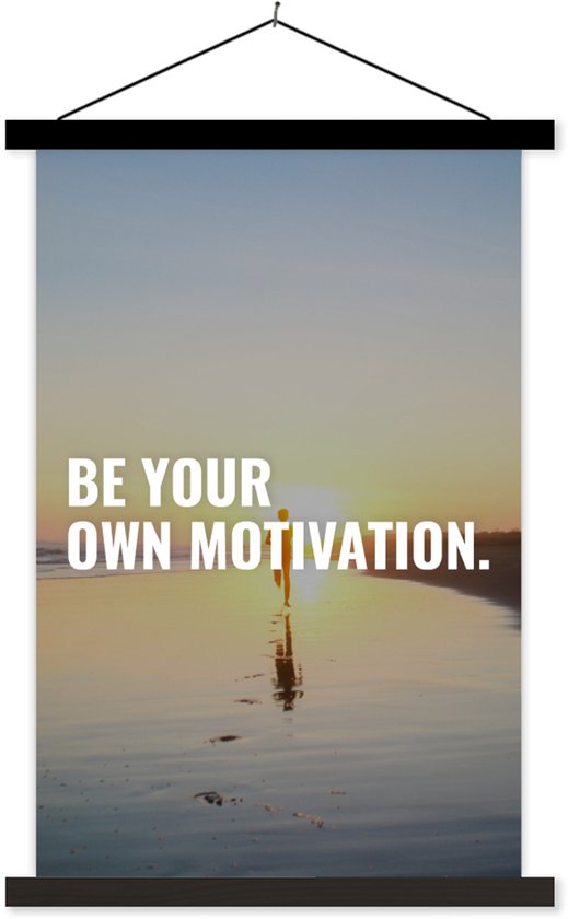 Affiche scolaire - Sport - Course à pied - Motivation - 40x60 cm - Lattes noires