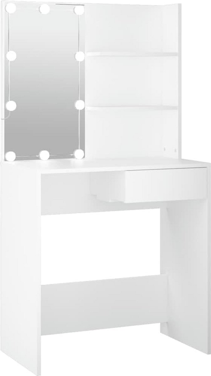 Moderne Kaptafel met LED Verlichting - Make-up Tafel voor Slaapkamer
