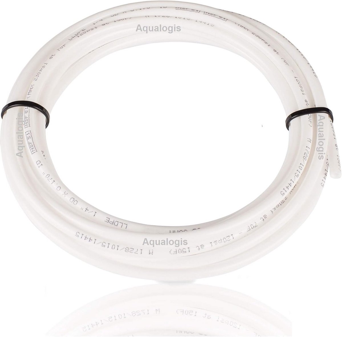 5 Meter Witte Waterleiding 3/8 Inch (9.5mm) voor Waterfilters, Koelkasten en Espresso Machines