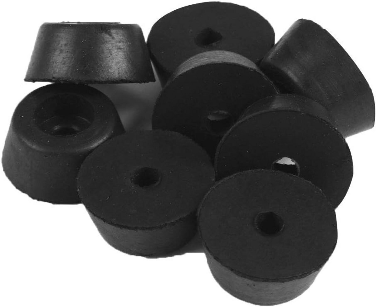 Rubberen Voeten Bumpers - 8 Stuks voor Meubilair en Tafelversterking (D25x20xH12mm)