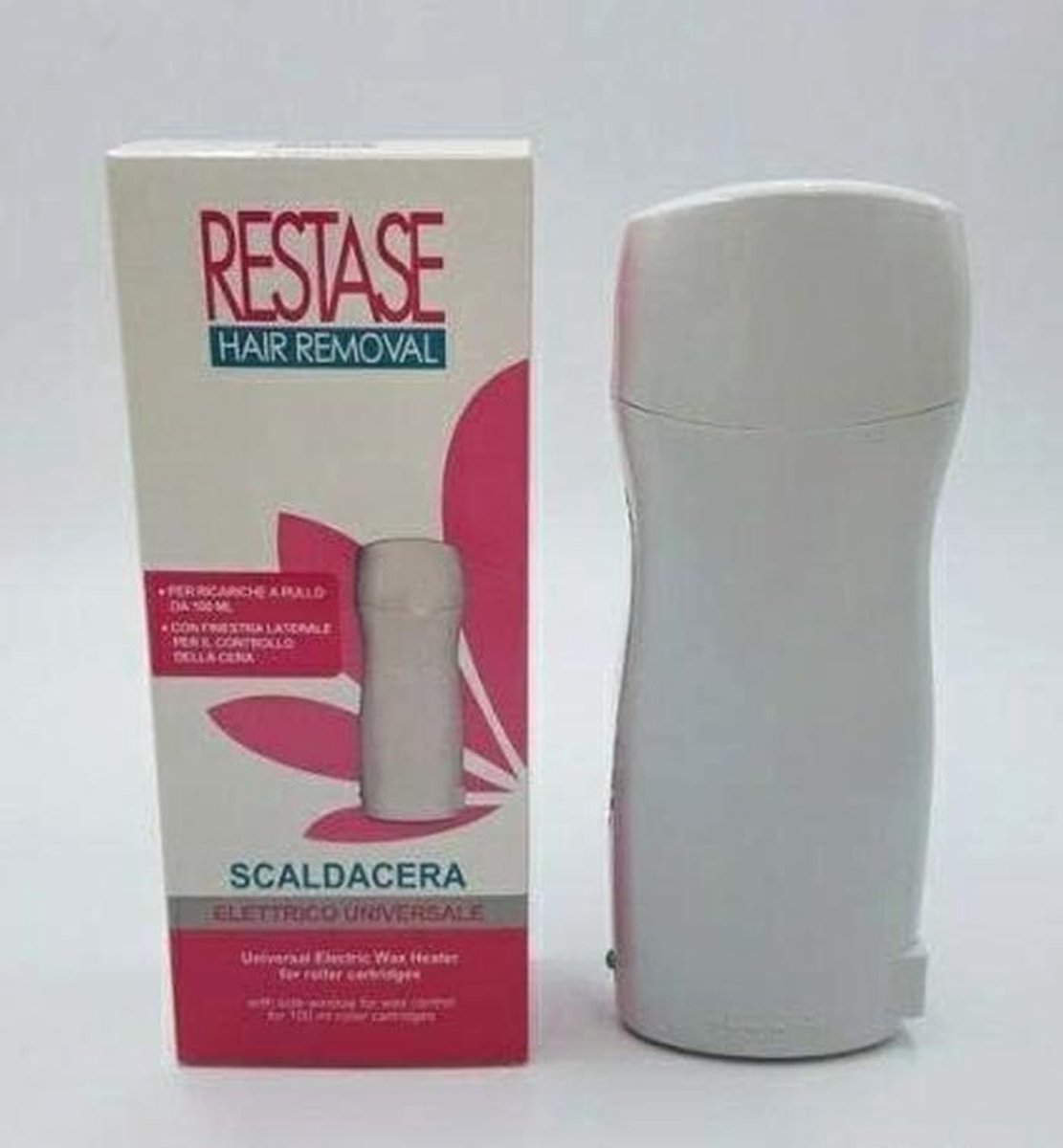 Elektrische universele waxverwarmer - 100 ml met zijvenster voor wascontrole