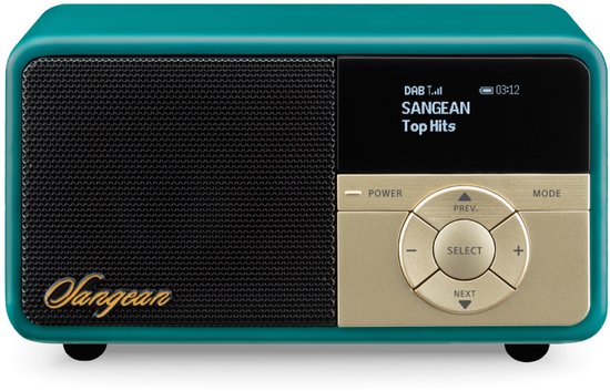 Sangean DDR-60 BT Compacte radio met FM en DAB , Stereo met Bluetooth - Inclusief afstandsbediening – Zwart - Online Radio