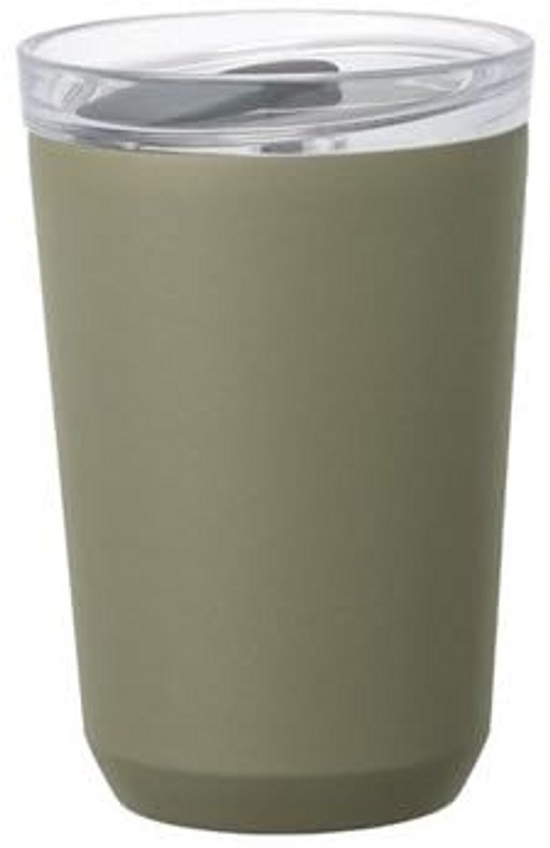 To Go Beker 360 ml met Stekker - Kaki