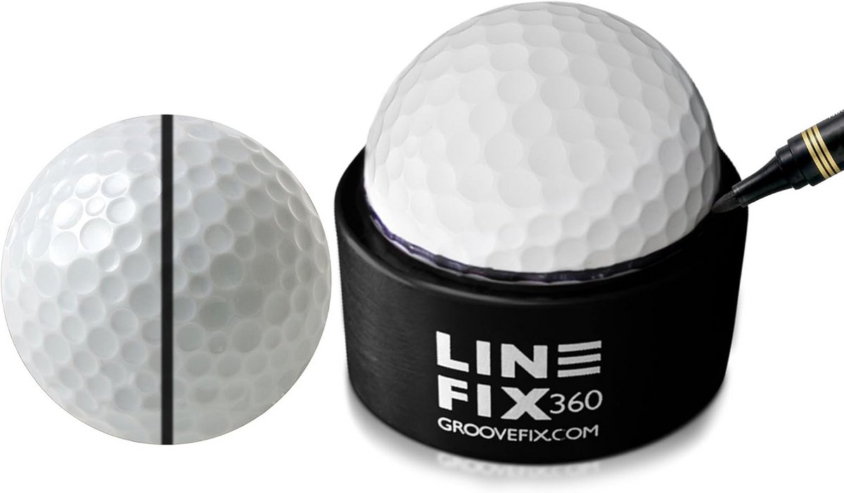 Golfbal lijnmarkering voor perfecte uitlijning en training