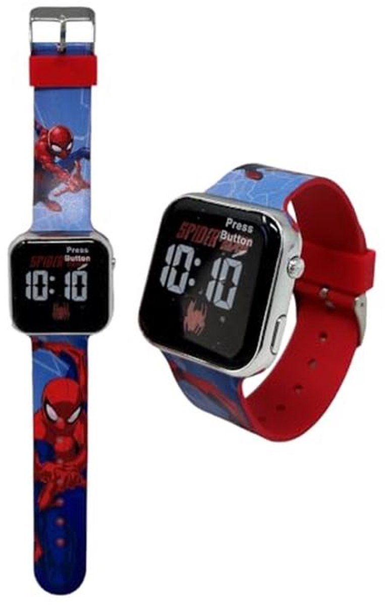Digitaal polshorloge met led-display voor kinderen - Siliconen armband