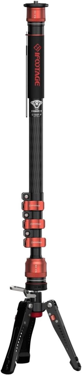 Professionele Telescopische Video-Monopod met Innovatief Pedaalontwerp voor Spiegelreflexcamera's en Camcorders