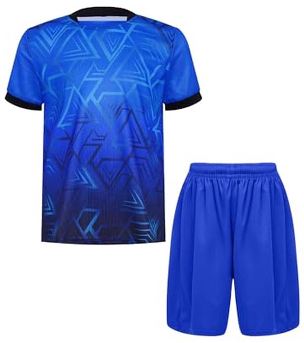 Sportkleding voor jongens met korte mouwen - sportshirt en sportshort voor voetbal en basketbal