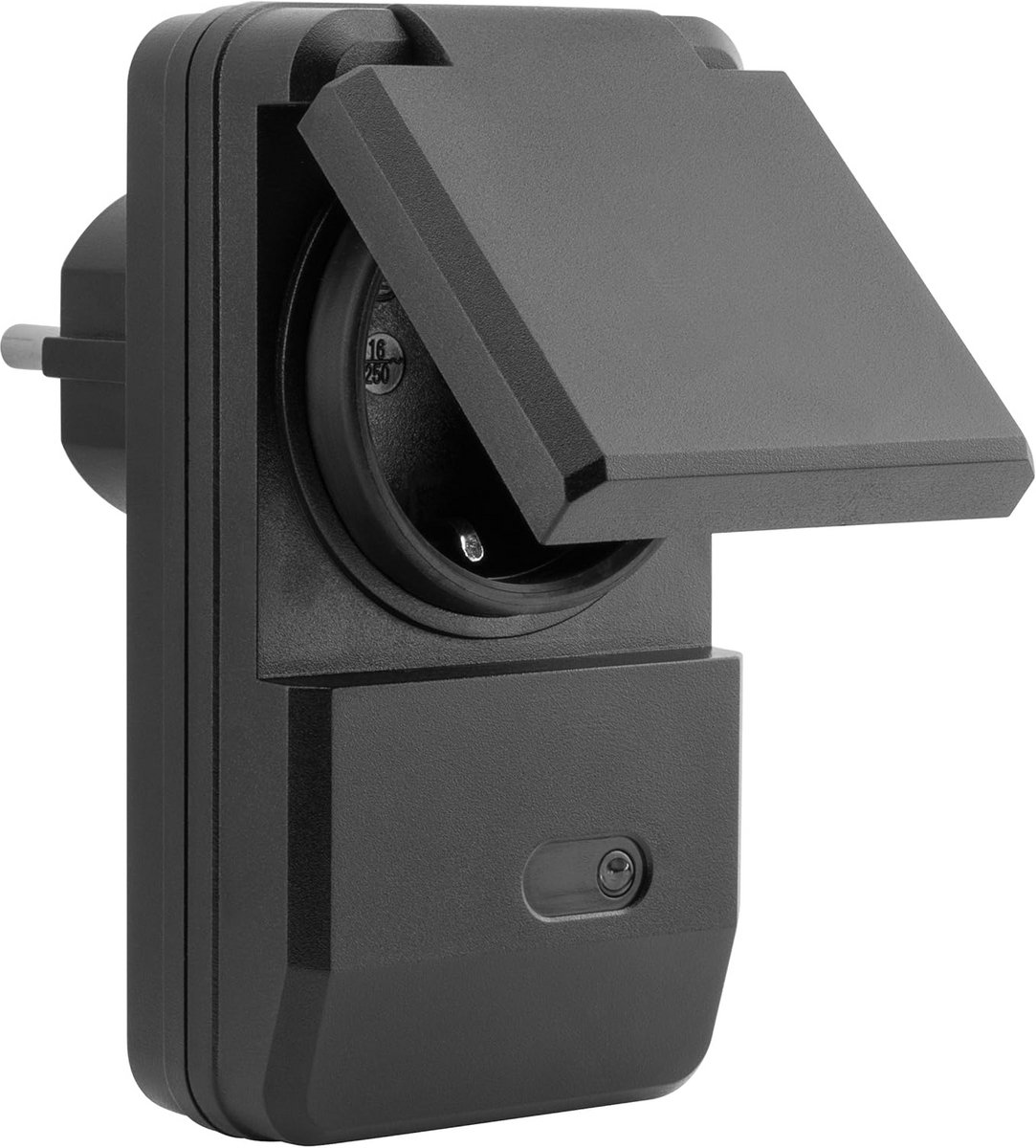 Draadloze Stopcontactset voor Buitenshuis, Oplaadbare Extensie met IP44 Bescherming