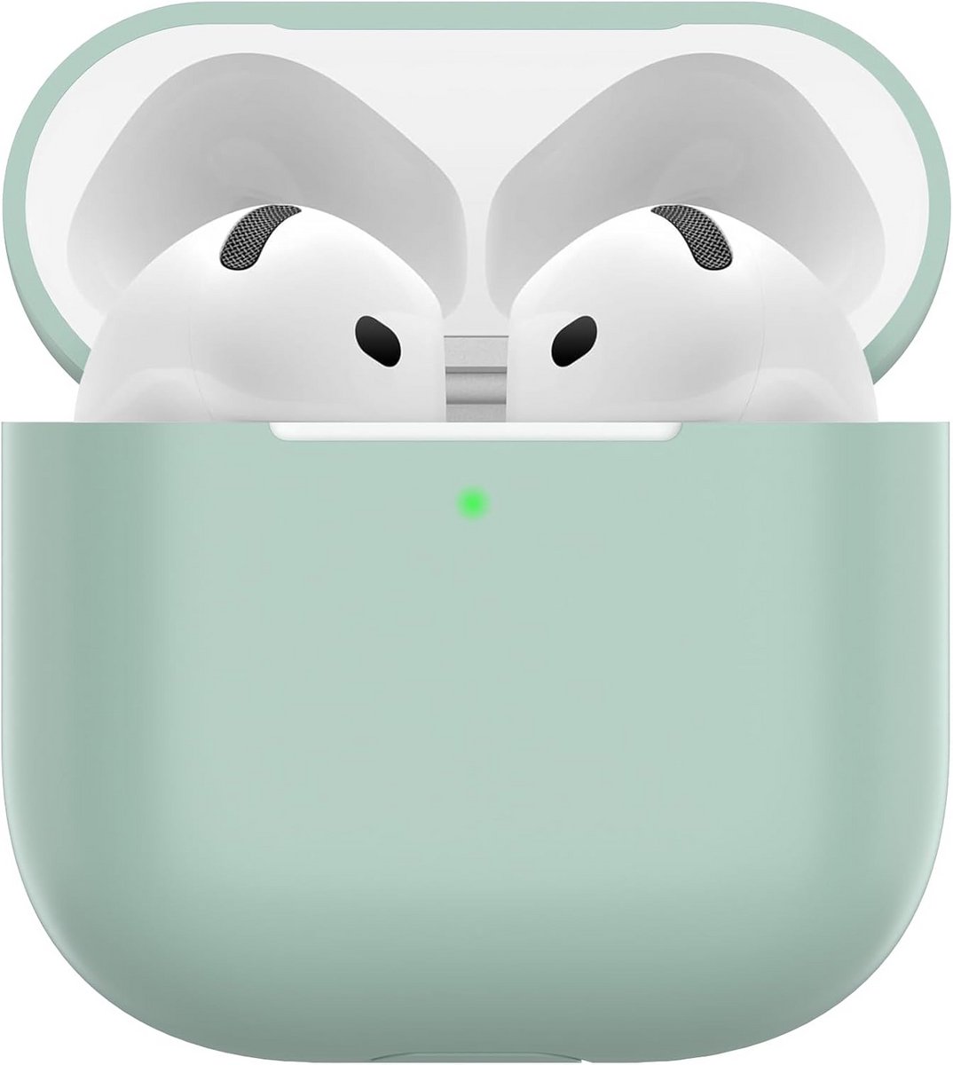Dunne Beschermhoes voor AirPods 4 (2024) Type-C - Zichtbare LED en Anti-Vingerafdruk