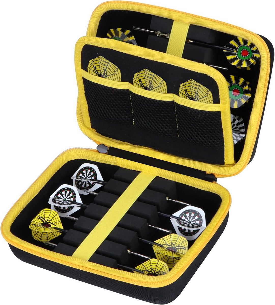 Stevige Dartpijlen Case voor 12 Darts (Staal/Softpoint) - Schokbestendig & Waterafstotend