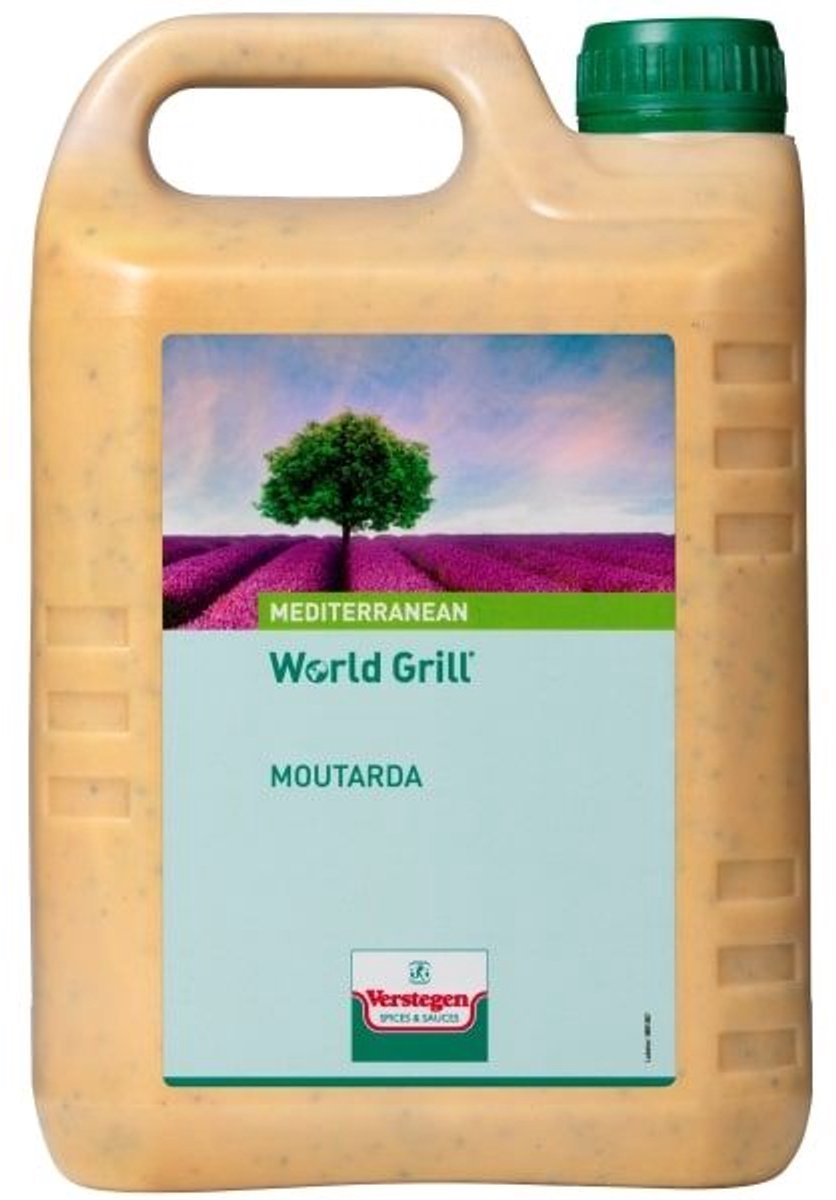 Verstegen - World Grill - Moutarda - Oliemarinade - Drum - Marinades - 2,5L