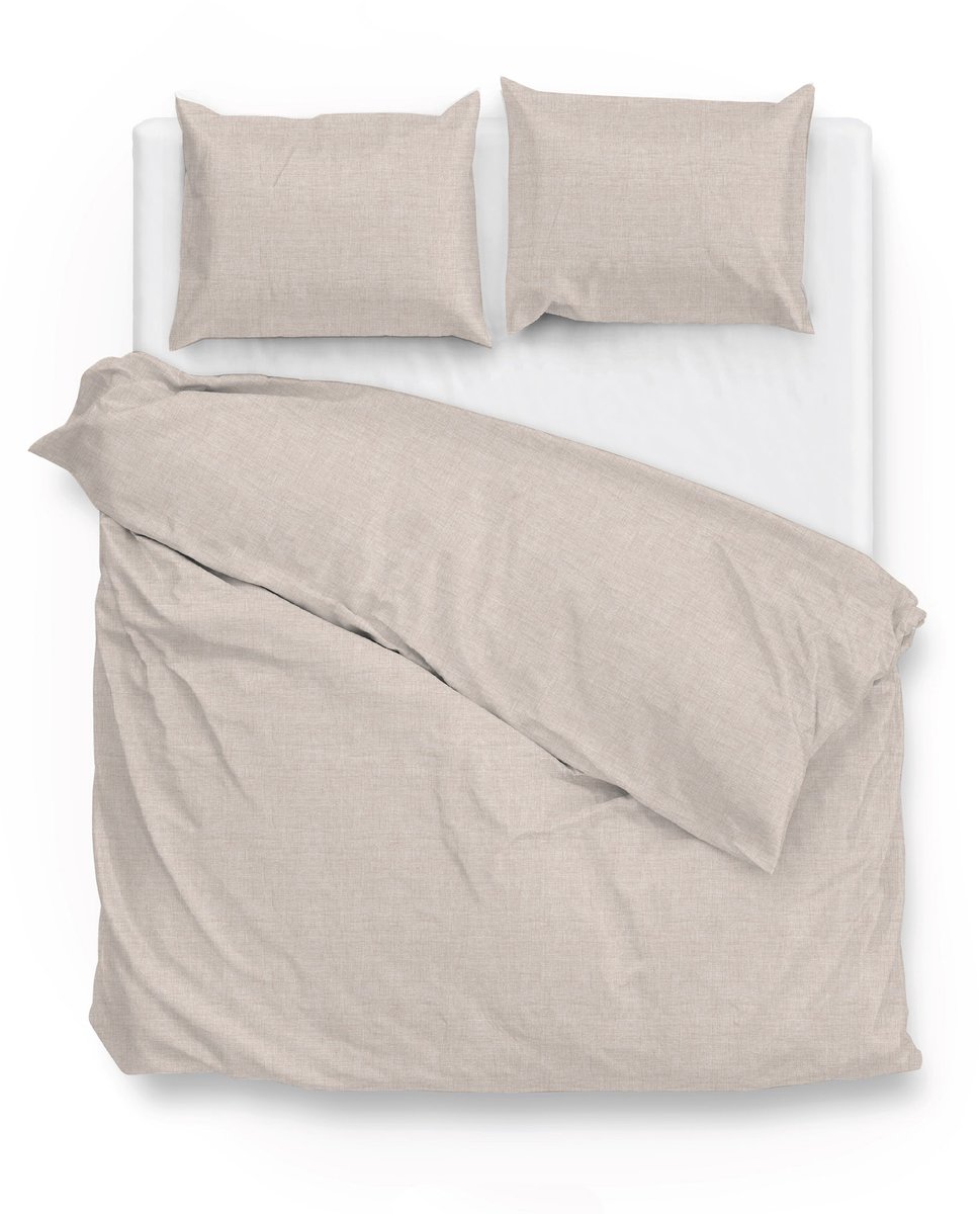 Zohome Lino Dekbedovertrek - Sandy Beige