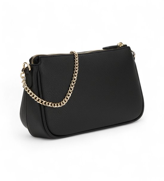 GUESS sac à épaule bandoulière Noelle II Double Pouch Crossbody Bag Black noir