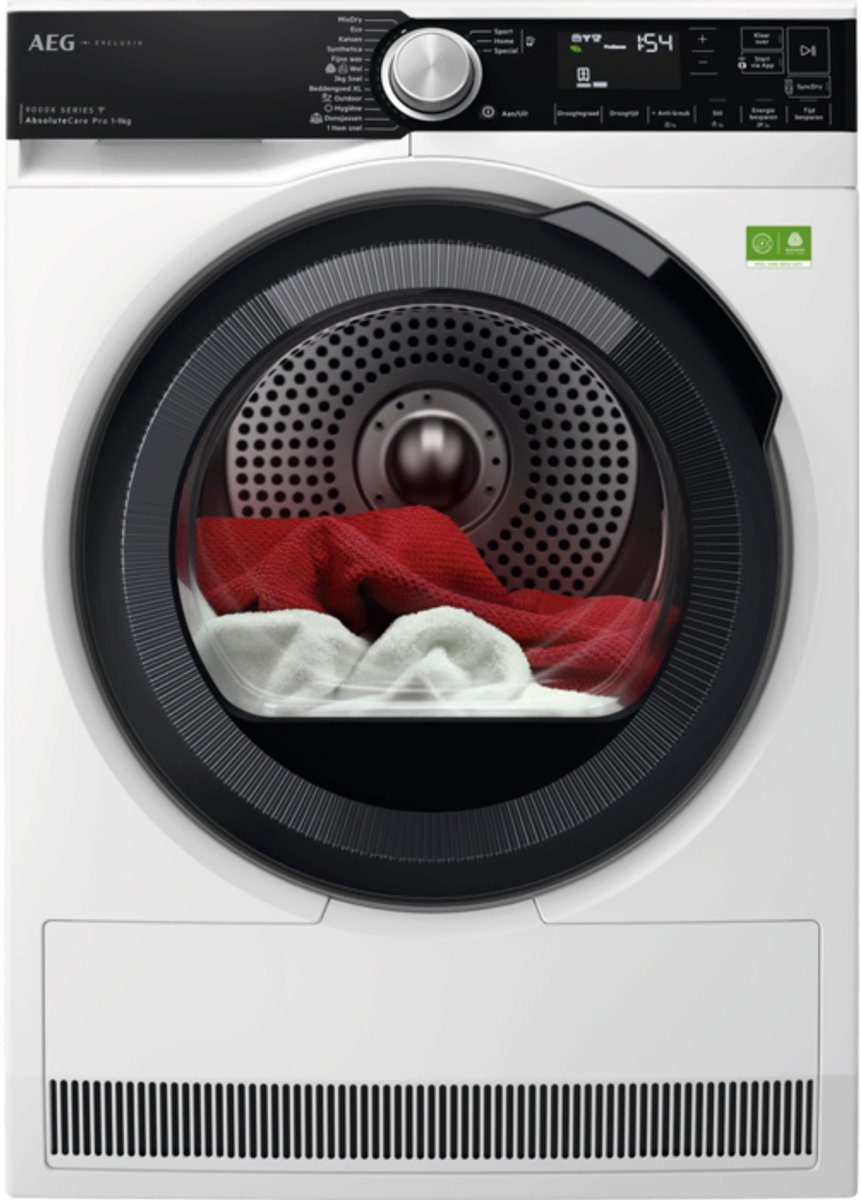 9 kg, 60 db, 900 W, 850x596x657 mm, 53.1 kg, Wit