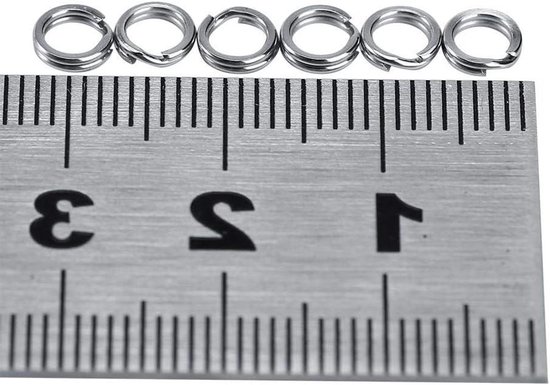 Uniclife 500 stuks 6 mm dubbele lussen splitringen mini metalen ringverbinders voor sieraden, halskettingen, armbanden, oorbellen en knutselwerk
