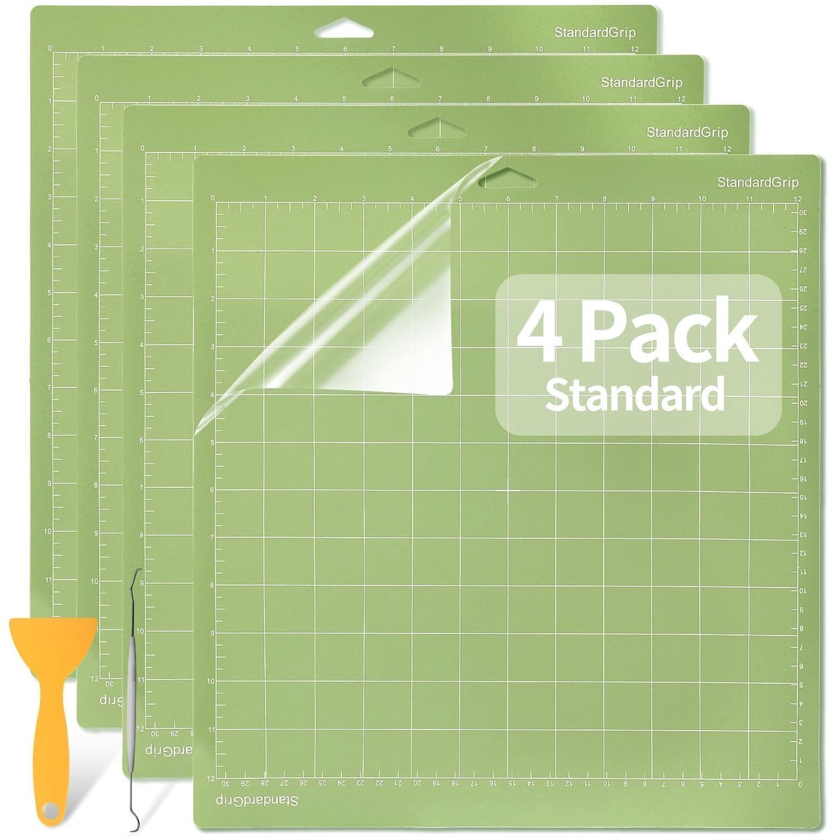 IMPERATORIS® Zelfherstellende Snijmat A2/A3/A4 - Essentieel voor Precies Snijwerk - Ideaal voor Scholen, Thuis en Op Kantoor - 4 Stuk