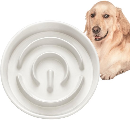 Antischrokbak voor honden (Ivoorwit1, 1000ml Antischrokbak voor honden (Ivoorwit1, 1000ml