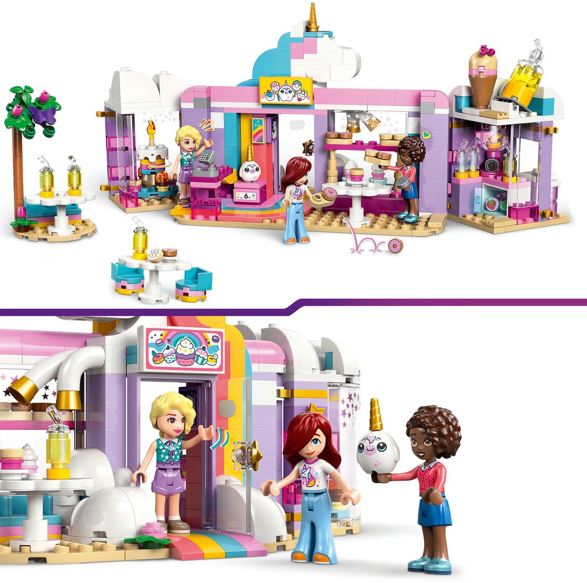 LEGO Friends eenhoorn café speelset - magisch bouwspeelgoed - 42684 – foto 3