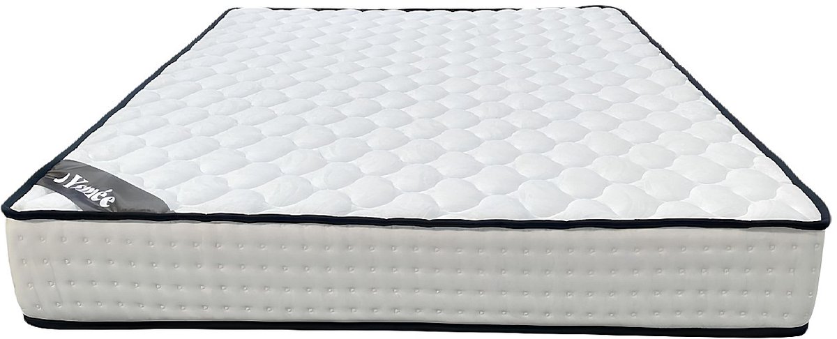 Vente-unique Matras 140 x 190 cm met 7-zone pocketvering en memory foam dikte 22 cm - LUREAN van YSMÉE L 190 cm x H 22 cm x D 140 cm