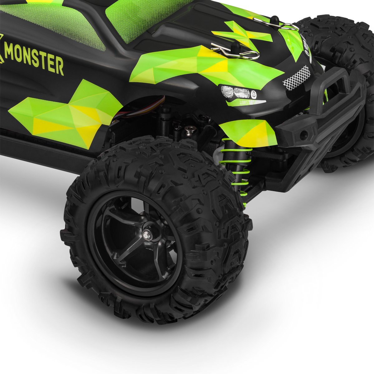 Overmax X-Monster 3.0 - RC Auto + Paars Auto Body - 4x4 wielaandrijving - Schaal 1:18 - 30km/h - Bestuurbare Auto - Volwassenen & Kinderen - Afstandsbestuurbare Auto - Offroad Monstertruck — afbeelding 21