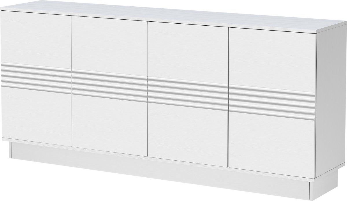 Toro-Dressoir - 4-deuren - Wit