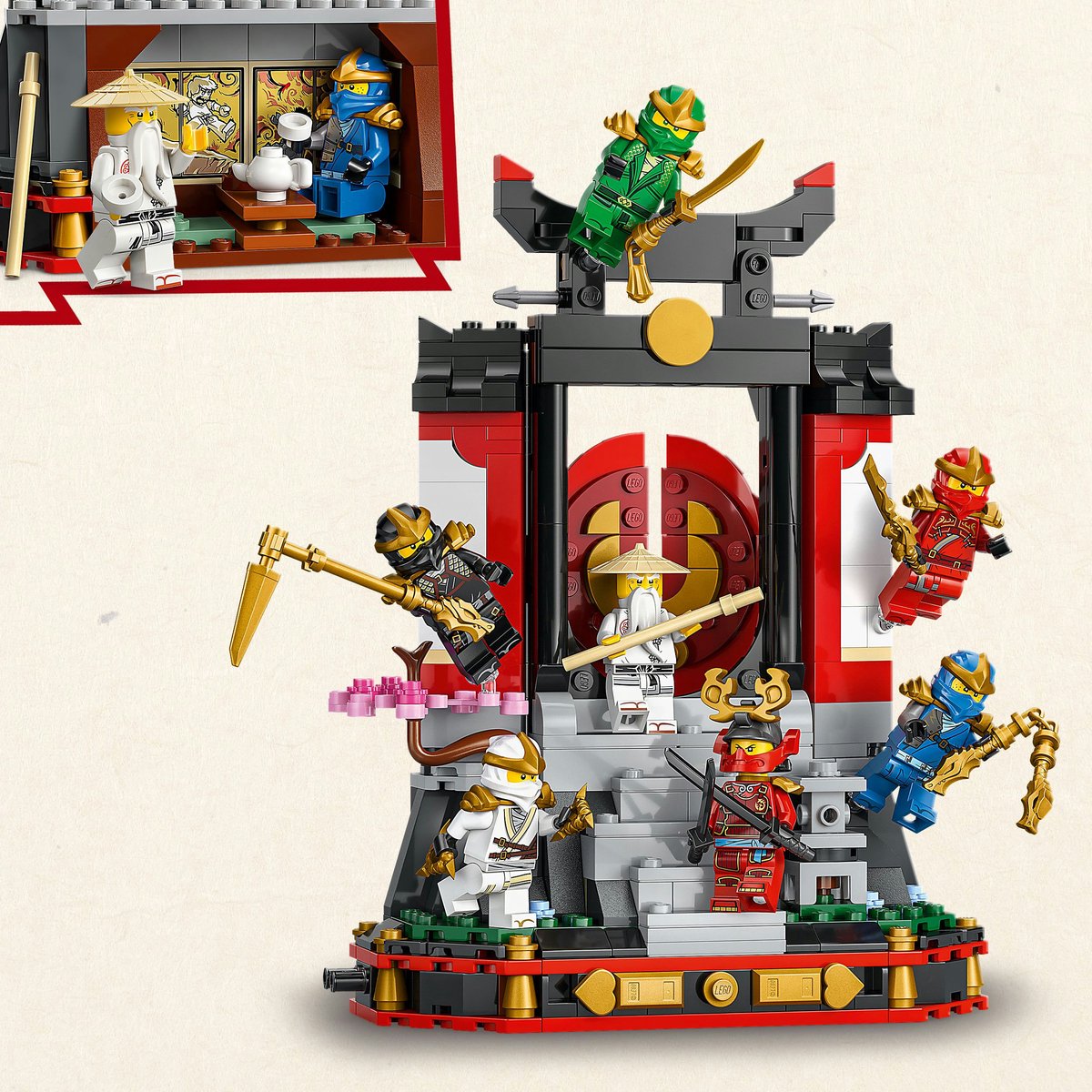 LEGO NINJAGO - 15-Jarig Jubileum: Display met Ninjapersonages - 71866 — afbeelding 3