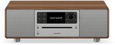 SONORO Prestige 2025 All-in-One-Muzieksysteem - Walnoot/Zilver