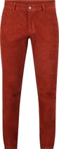Steppin' Out Chino broek Flemm Corduroy Wine - Maat 52 - Heren - Mannen broeken