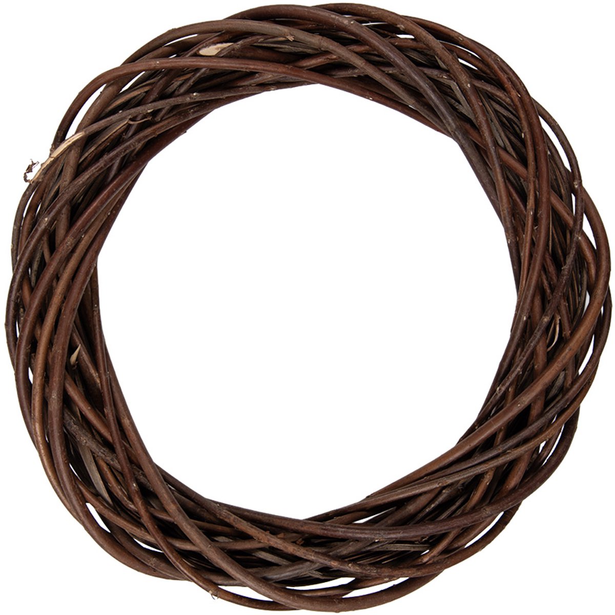 Clayre & Eef Krans Ø 40x7 cm Bruin Rotan