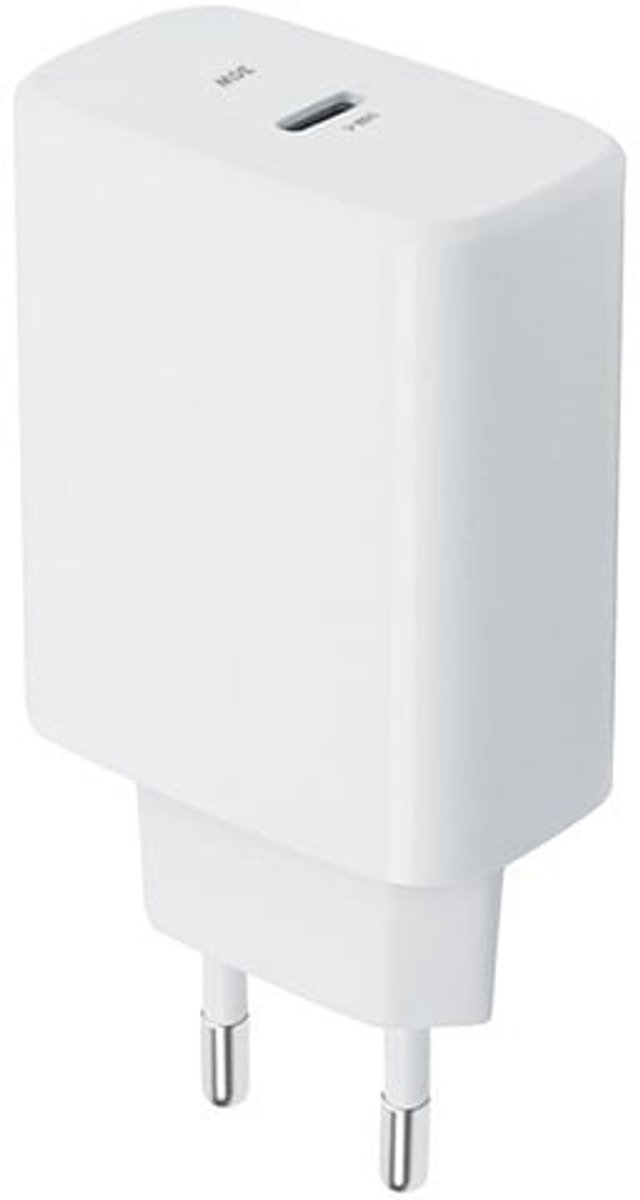 OneOne 30W snellader. Witte USB C oplader. PD lader adapter past op Motorola Moto G24 Power, Moto G34, Moto G35, Moto G54, Moto G55, Moto G64, Moto G75, Moto G84, Moto G85, Moto S50, S50 Neo