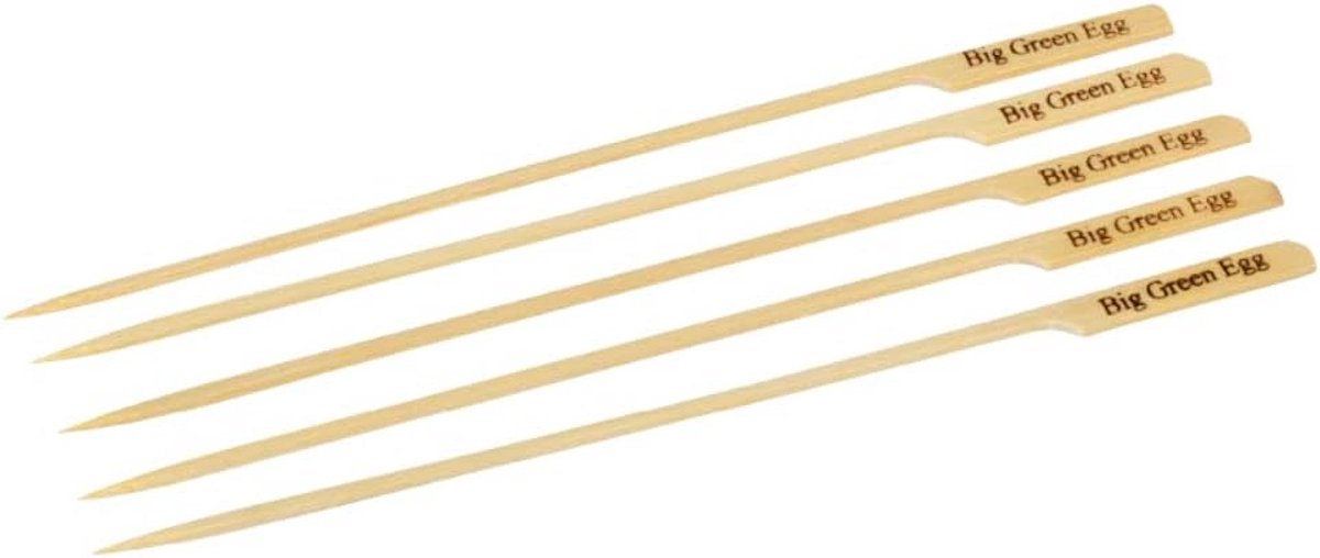 Set van 25 Lange Bamboe Spiesen (25 cm) voor BBQ en Kamado