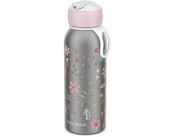 Mepal Isoleerfles flip-up Campus Little Dutch - 350 ml - 12 uur koud / 4 uur warm - Drinkfles met rietje voor kinderen - Fairy Wonders