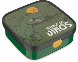 Mepal Bento Lunchbox Campus 1,25L Dino - Met 2 Bakjes en Vorkje