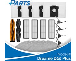 Dreame D20 Plus Onderhoudsset (Plus.Parts® alternatief voor RAK72 / RAK73)