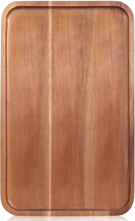 Rechthoekig Serveerplankje van Hout – Stijlvol & Praktisch Cadeau Rechthoekig Serveerplankje van Hout – Stijlvol & Praktisch Cadeau