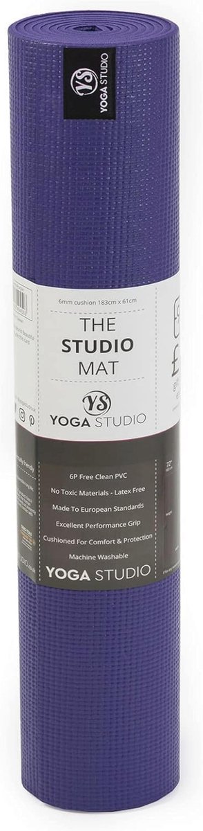 183cm x 61cm 6mm scheurbestendige yogamat met antislip basis - Voor Yoga en Pilates Yogamat — afbeelding 3