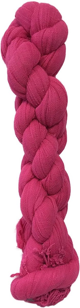 Luchtige Katoenen Crinkle Sjaal XXL - Unisex Sjaal met Lange Franjes