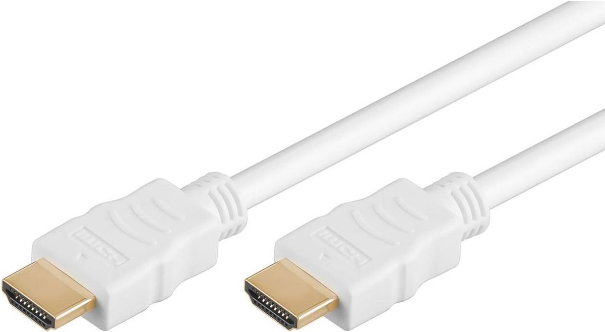High Speed HDMI + Ethernet Kabel 2m - 4K, Full HD, 3D, 10.2 Gbps