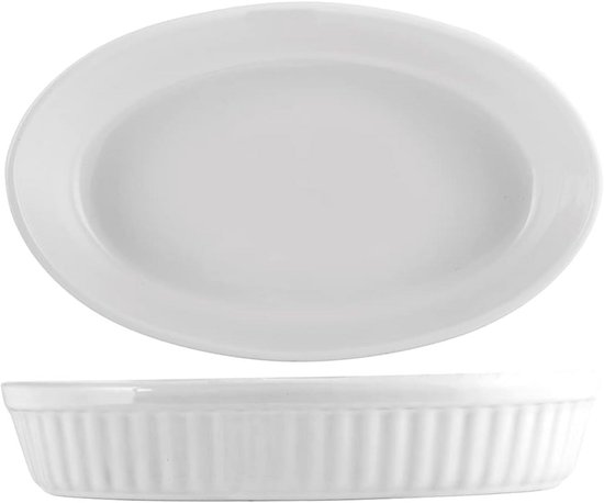 Ovenschaal keramiek 2,1 l (27 x 21 x 7) – gemaakt in Bretagne – speciale serie PAYSAN BRETON