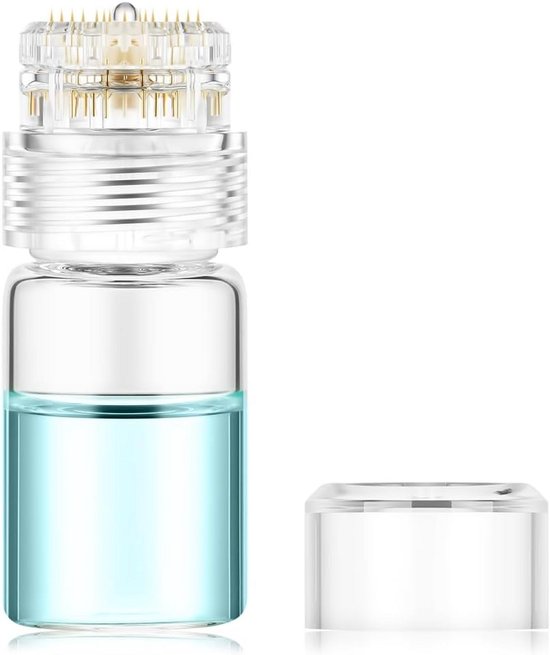 Microneedling Stempel met 1,0 mm Titanium Naalden voor Gezicht en Baard | Huidverjonging