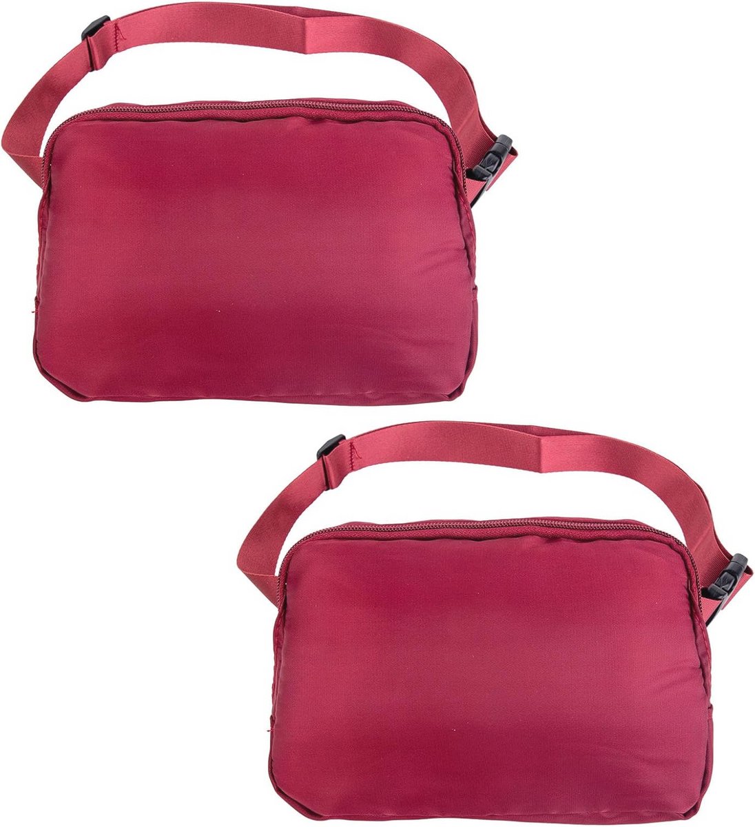 Heuptas voor Outdoor Activiteiten - Waterdichte en Ruime Mini Heuptas in Rood