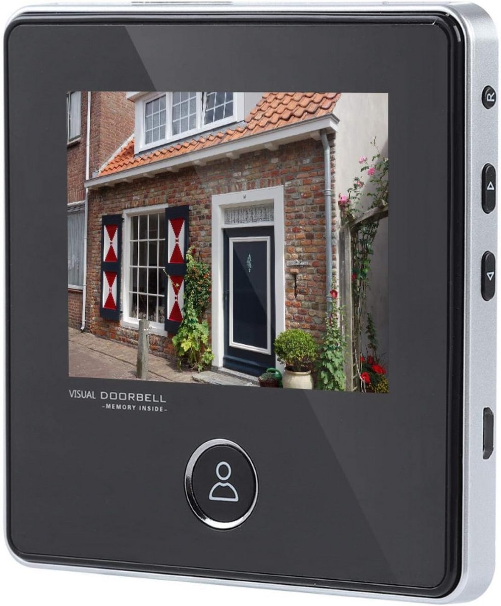 Digitale Deurcamera met 3MP HD en Nachtzicht - 3 Inch LCD Scherm