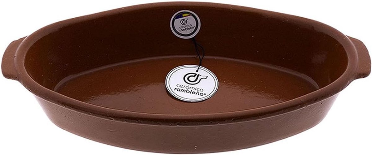 Ovale Keramische Bakplaat voor Direct Gebruik in de Oven