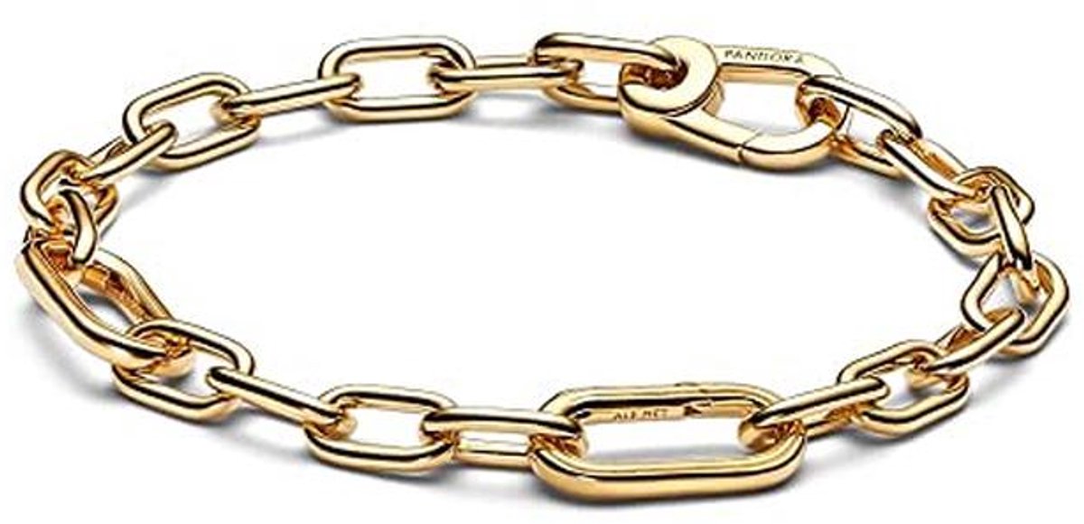 14k vergulde kleine schakelarmband voor stijlvolle outfits