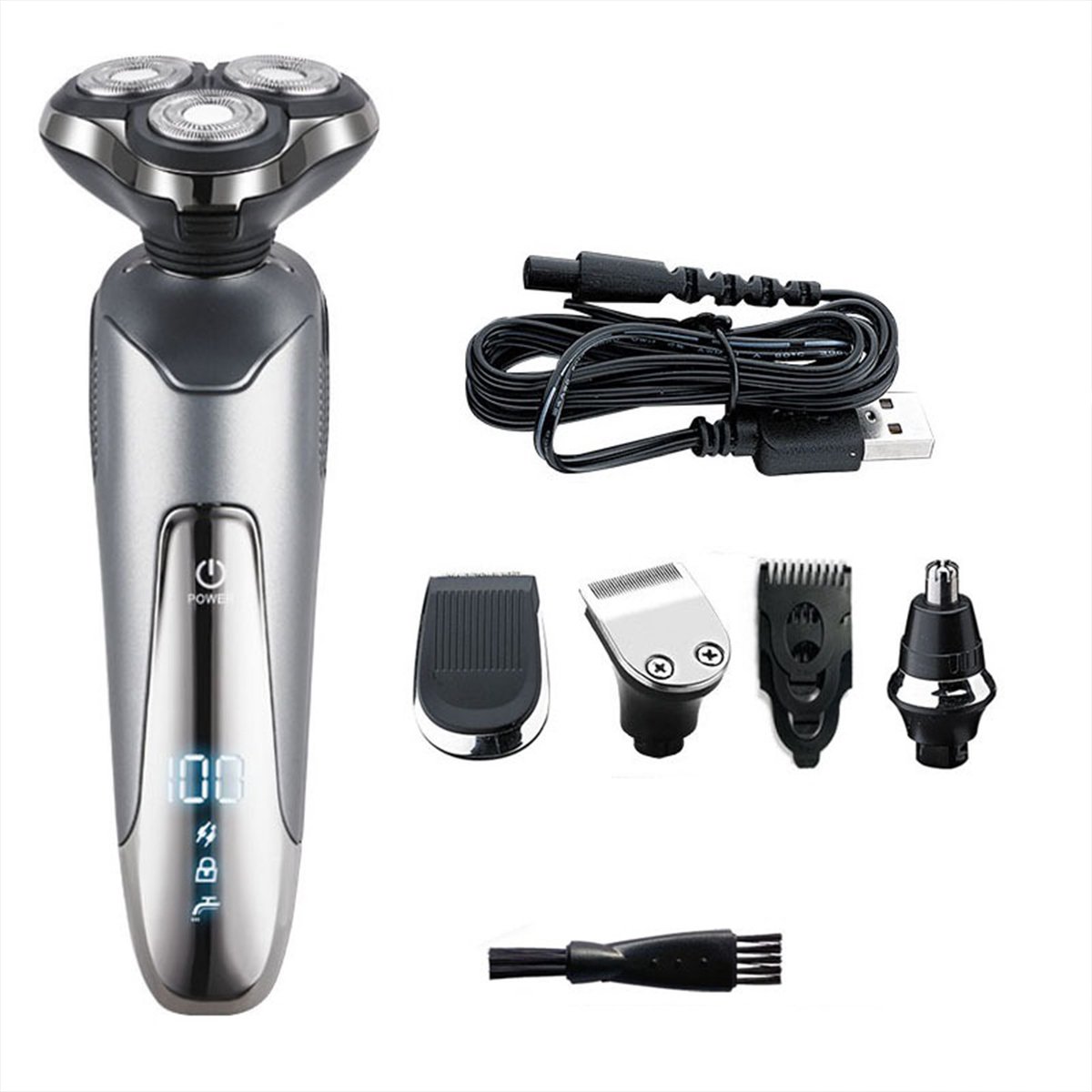 OKWISH 4-in-1 Elektrisch Scheerapparaat voor Mannen - Product - €27,99