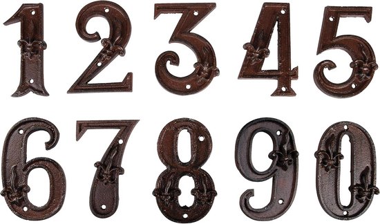 Esschert Design buitenmat Gietijzer bruin 71,5 x 46 cm kopen