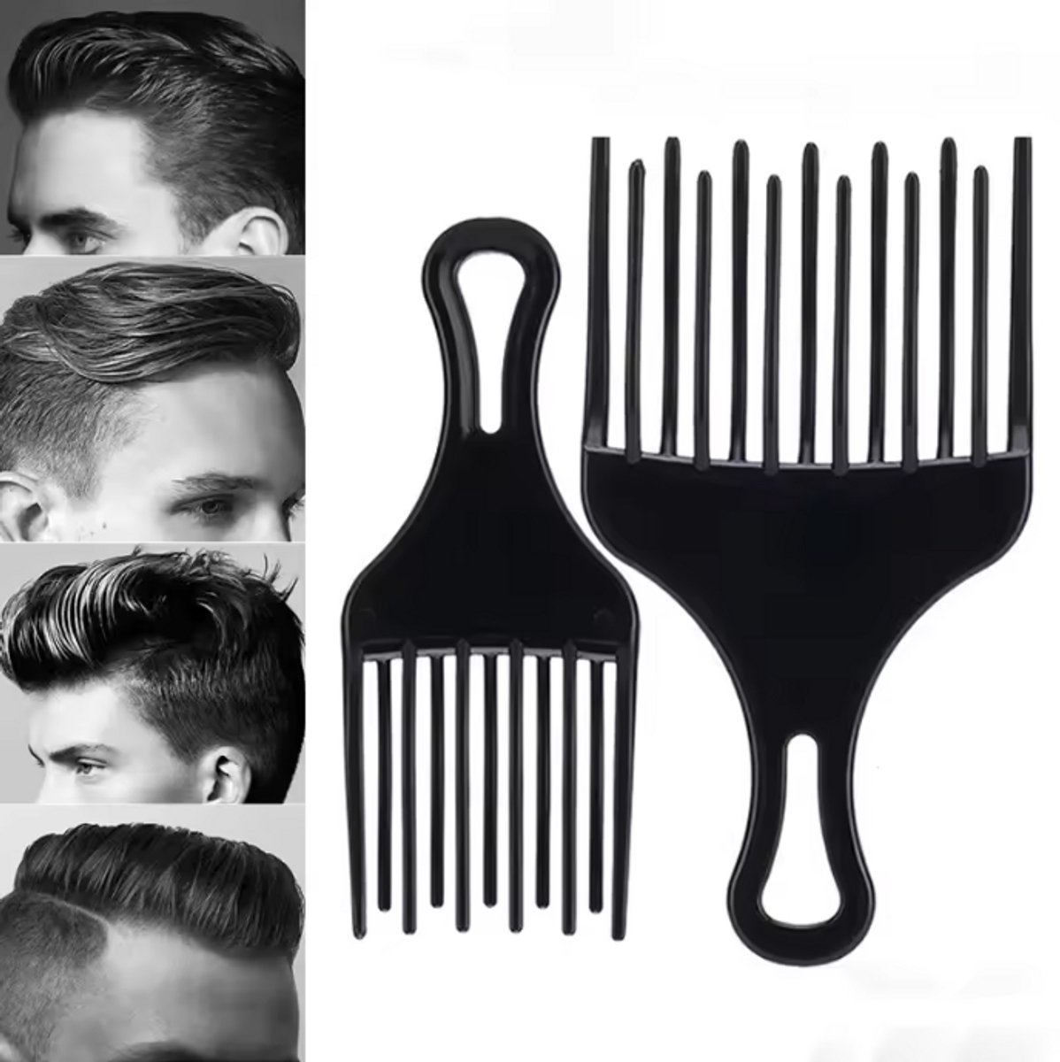 New Age Devi - Krullen-Kam voor Perfecte Lokken - Zwart
