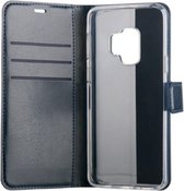 BeHello Samsung Galaxy S9 Hoesje - Gel Wallet Case Met Ruimte Voor 3 Pasjes Blauw